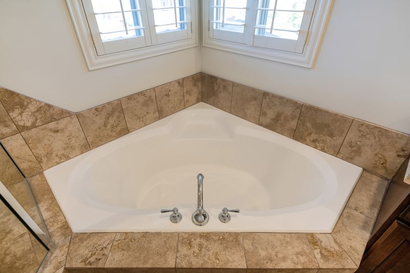 Custom Tile Work Around Bathtub